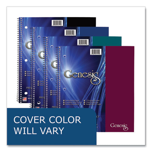 Roaring Spring Genesis Notebook 1-subject Medium/college Rule Randomly Asst Cover Color (100) 11x9 Sheets 12/ct Ships In 4-6 Bus Days
