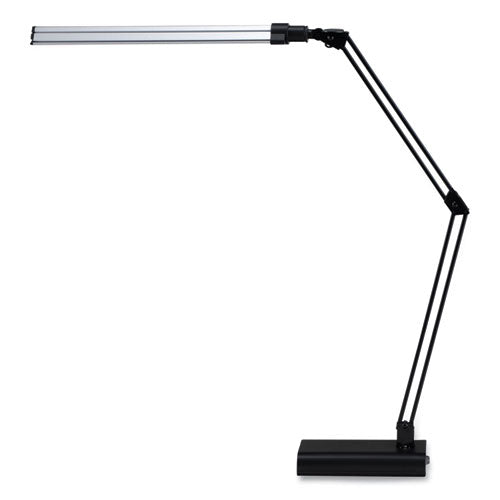 V-Light Led Ultra Slim Lamp With Swing Arm 21.5" High Black/silver