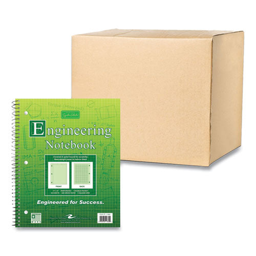Roaring Spring Wirebound Engineering Notebook 20 Lb Paper Stock Green Cover 80-green 11x8.5 Sheets 24/ct