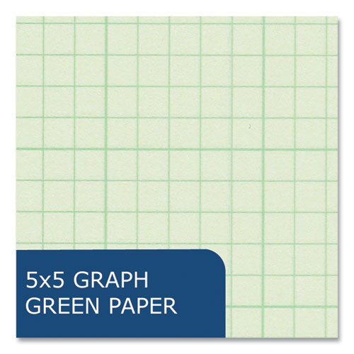 Roaring Spring Wirebound Engineering Notebook 20 Lb Paper Stock Green Cover 80-green 11x8.5 Sheets 24/ct