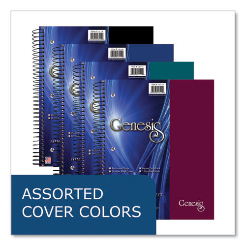 Roaring Spring Genesis Notebook 3-subject Medium/college Rule Randomly Asst Cover Color (150) 11x9 Sheets 12/ct Ships In 4-6 Bus Days