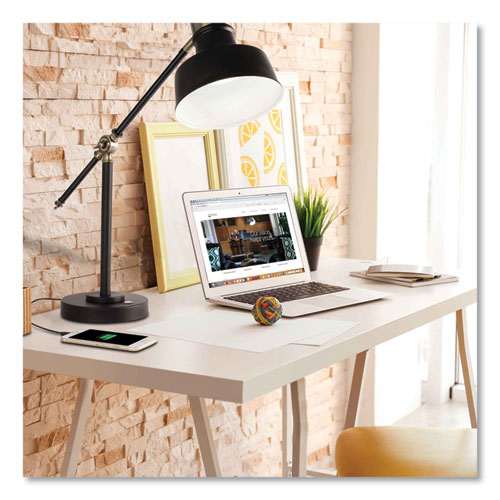 OttLite Wellness Series Balance Led Desk Lamp 4" To 18" High Black