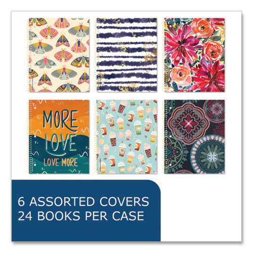 Roaring Spring Studio Series Notebook 1-subject College Rule Assorted Covers Set 1 (70) 11x9 Sheets 24/ct