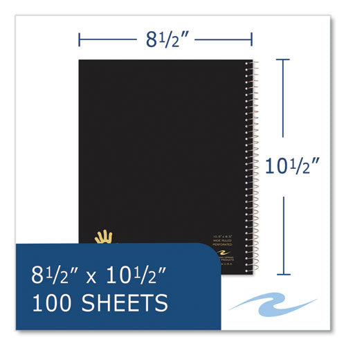 Roaring Spring Lefty Notebook 1-subject Wide/legal Rule Assorted Cover Colors (100) 10.5x8.5 Sheets 24/ct