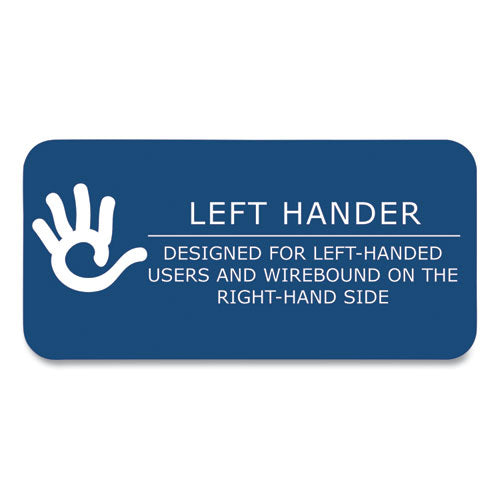Roaring Spring Lefty Notebook 1-subject Wide/legal Rule Assorted Cover Colors (100) 10.5x8.5 Sheets 24/ct