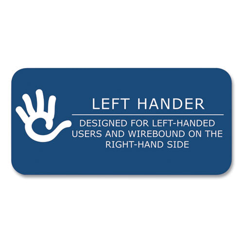 Roaring Spring Lefty Notebook 1-subject Medium/college Rule Random Asst Cover Color (80) 8x5 Sheet 24/ct