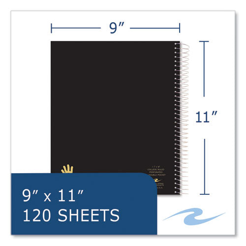 Roaring Spring Lefty Notebook 3-subject Medium/college Rule Asst Cover Color (120) 11x9 Sheet 24/ct