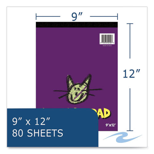 Roaring Spring Kids Doodle Pad 80 White 9x12 Sheets 12/Case