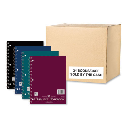 Roaring Spring Subject Wirebound Promo Notebook 1-subject Wide/legal Rule Asst Cover (70) 10.5x8 Sheets 24/ct Ships In 4-6 Bus Days