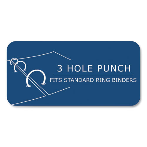 Roaring Spring Loose Leaf Paper 8.5x11 3-hole Punched College Rule White 200 Sheets/pack 24 Packs/Case
