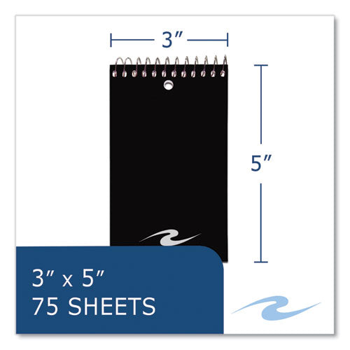 Roaring Spring Memo Pad Randomly Assorted Cover Color Narrow Rule 75 White 3x5 Sheets 72/Case