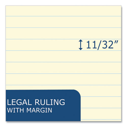 Roaring Spring Enviroshades Legal Notepads 40 Assorted 5x8 Sheets 72 Notepads/Case