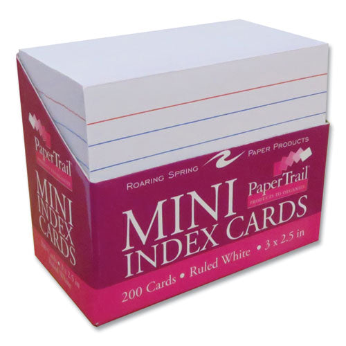 Roaring Spring Trayed Index Cards Narrow Ruled 3x2.5 200/tray 36/Case