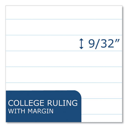 Roaring Spring Lefty Notebook 1 Subject College Rule Randomly Asst Cover Color (100) 11x9 Sheets.  24/ct