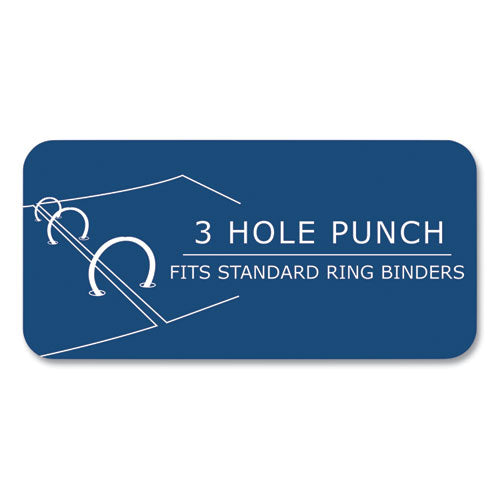 Roaring Spring Loose Leaf Paper 8.5x11 3-hole Punched College Rule White 100 Sheets/pack 48 Packs/Case