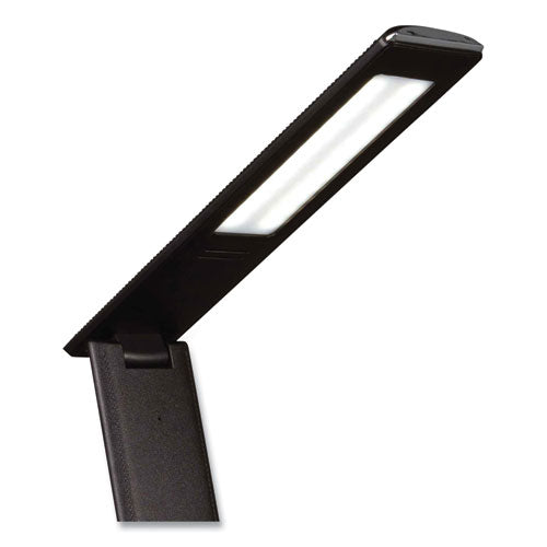 OttLite Wellness Series Rise Led Desk Lamp With Digital Display 12" To 19" High Black