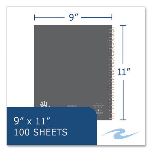 Roaring Spring Lefty Notebook 1 Subject College Rule Randomly Asst Cover Color (200) 11x8.5 Sheets 24/ct