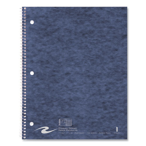 Roaring Spring Stasher Wirebound Notebooks 1-subject Narrow Rule Randomly Asst Cover (100) 11x9 Sheets 24/ct Ships In 4-6 Bus Days