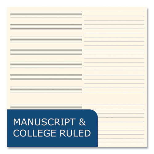 Roaring Spring Music Notebook Medium/college Rule Transcription Format Blue Cover (32) 8.5x11 Sheets 24/ct Ships In 4-6 Bus Days