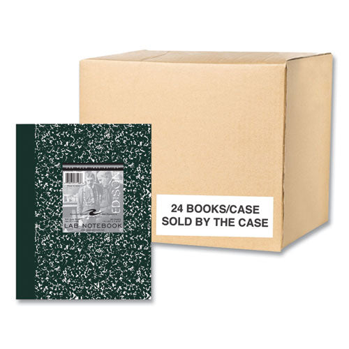 Roaring Spring Lab And Science Notebook Quadrille Rule (5 Sq In) Green Marble Cover (60) 10.13x7.88 Sheets 24/ctships In 4-6 Bus Days
