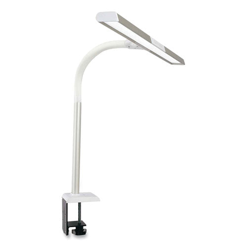 OttLite Wellness Series Perform Led Clamp Lamp With Three Color Modes 16" To 24.75" High White