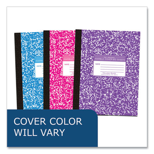 Roaring Spring Flexible Cover Marble Composition Book Med/college Rule Asst Cover (80) 10.25x7.88 Sheet 48/ct Ships In 4-6 Bus Days