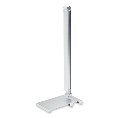 V-Light Led Desk Lamp With Dimmer 2-point Adjustable Neck 15" High Silver