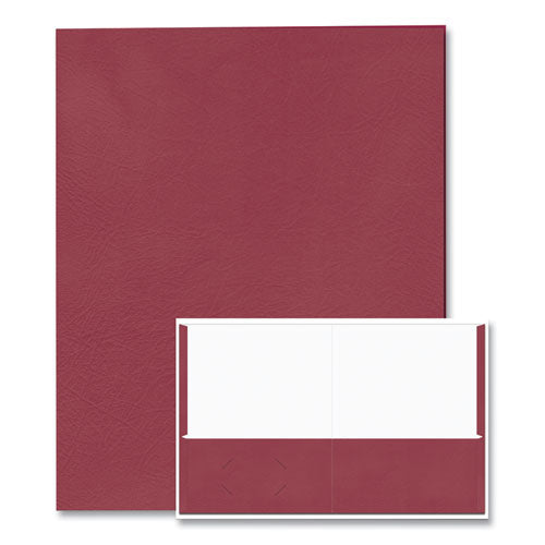 Roaring Spring Pocket Folder 0.5" Capacity 11x8.5 Scarlet 25/box 10 Boxes/Case