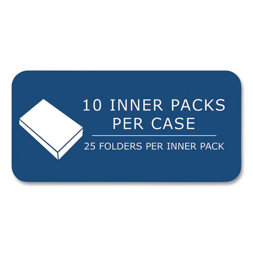 Roaring Spring Pocket Folder 0.5" Capacity 11x8.5 Dark Blue 25/box 10 Boxes/Case