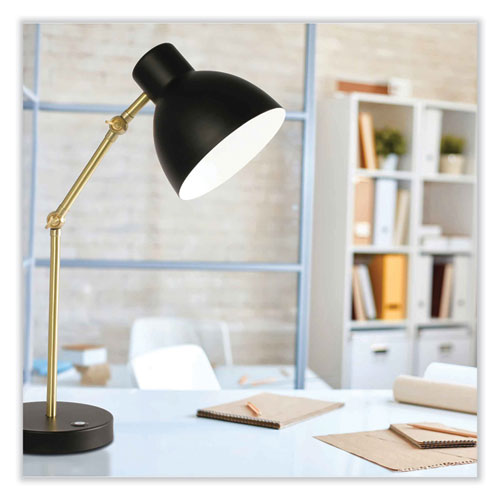 OttLite Wellness Series Adapt Led Desk Lamp 7" To 22" High Black