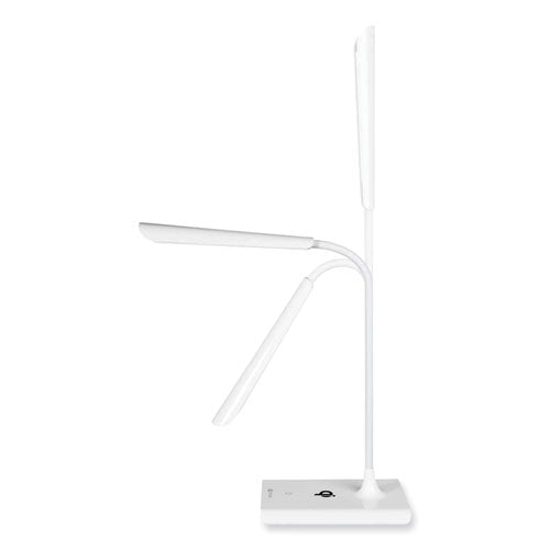 OttLite Wellness Series Power Up Led Desk Lamp 13" To 21" High White