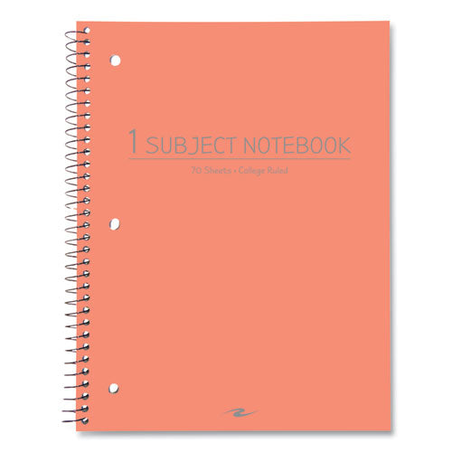 Roaring Spring Subject Wirebound Promo Notebook 1-subject Med/college Rule Asst Cover (70) 10.5x8 Sheets 24/ct Ships In 4-6 Bus Days
