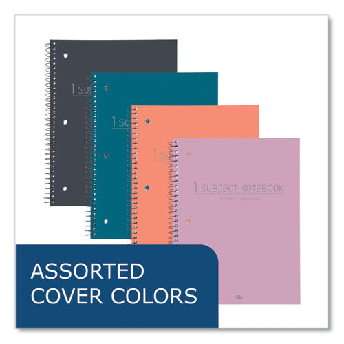 Roaring Spring Subject Wirebound Promo Notebook 1-subject Med/college Rule Asst Cover (70) 10.5x8 Sheets 24/ct Ships In 4-6 Bus Days