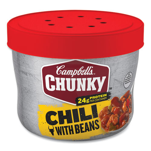 Campbell's Chunky Chili With Beans 15.25 Oz Bowl 8/Case