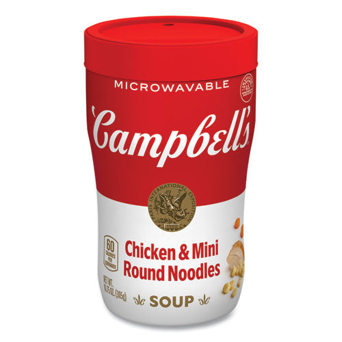 Campbell's Soup On The Go Chicken With Mini Noodles 10.75 Oz Cup 8/Case