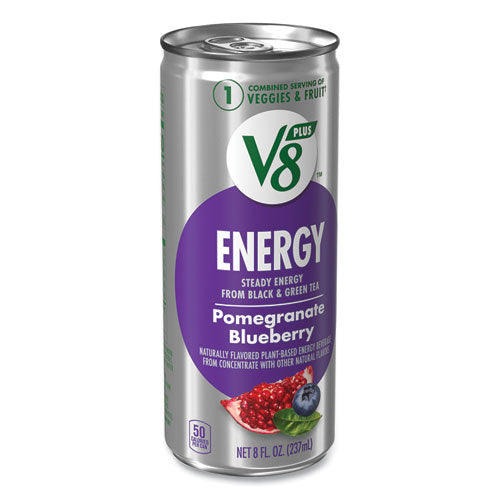 Campbell's +energy Pomegranate Blueberry 8 Oz Can 24/Case