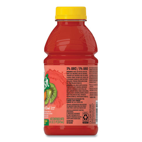 Campbell's Splash Strawberry Kiwi 16 Oz Bottle 12/Case