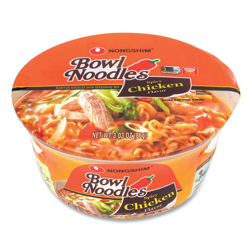 NONGSHIM Spicy Chicken Bowl Noodle Soup Chicken 3.03 Oz Cup 12/Case
