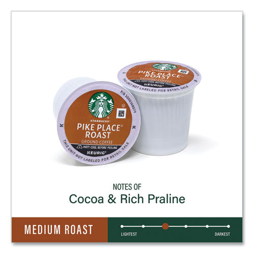 Starbucks Pike Place Coffee K-cups 72/Case