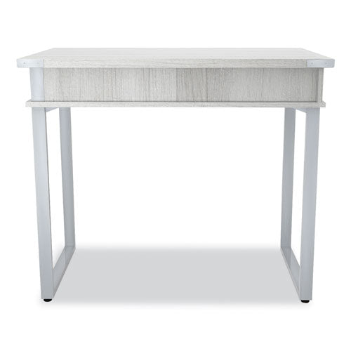 Safco Mirella Soho Desk With Drawer 36.25"x22.25"x30" Gray