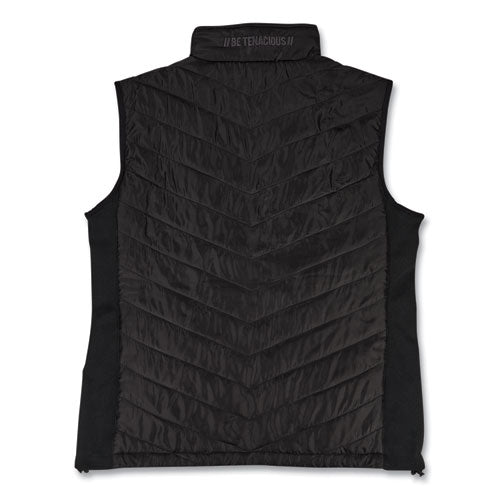 Ergodyne N-ferno 6495 Rechargeable Heated Vest With Batter Power Bank Fleece/polyester Medium Black