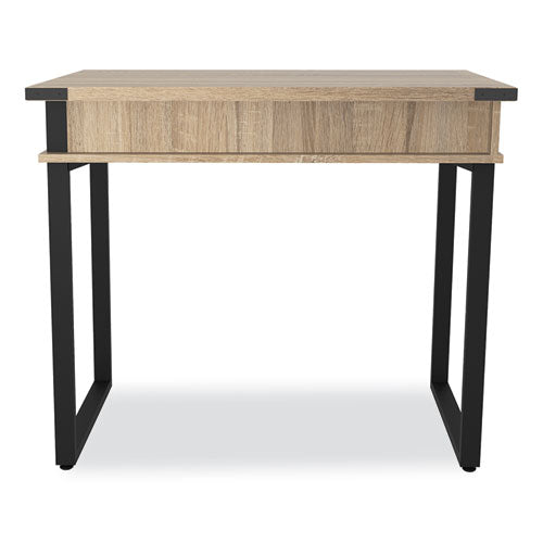 Safco Mirella Soho Desk With Drawer 36.25"x22.25"x30" Black