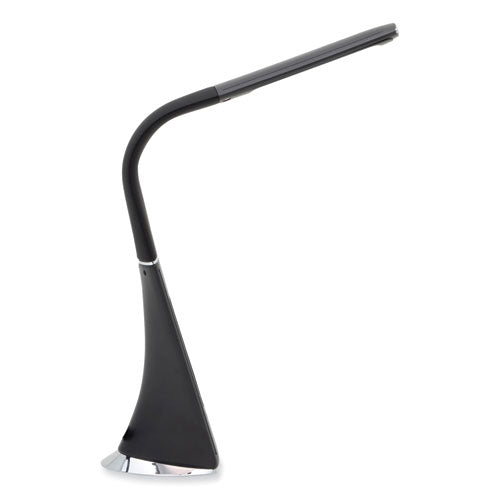 V-Light Lrd Task Lamp With Digital Display Gooseneck 16" High Black
