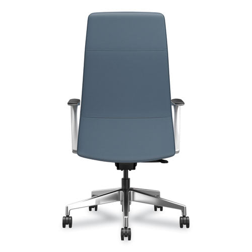 HON Cofi Executive High Back Chair Supports Up To 300 Lb15.5 To 20.5 Seat Height Nimbus Seat/back Polished Aluminum Base