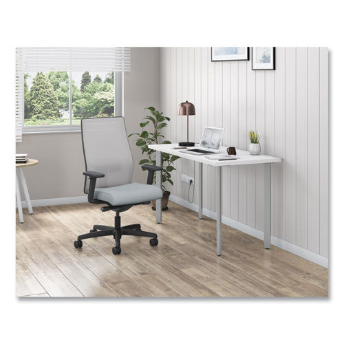 HON Ignition 2.0 4-way Stretch Mid-back Mesh Task Chair White Adjustable Lumbar Support Cloud/fog/white Ships In 7-10 Bus Days