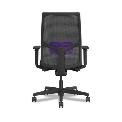 HON Ignition 2.0 4-way Stretch Mid-back Mesh Task Chair Supports 300 Lb 17" To 21" Seat Height Black Ships In 7-10 Bus Days