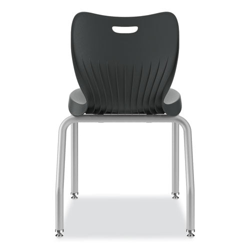 HON Smartlink Four-leg Chair Supports Up To 275 Lb 18" Seat Height Lava Seat/back Platinum Base