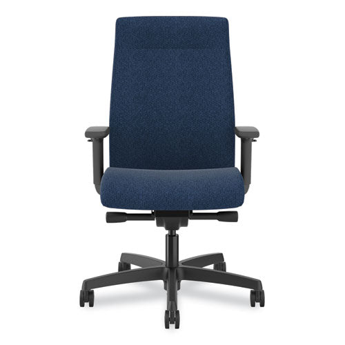 HON Ignition 2.0 Upholstered Mid-back Task Chair 17" To 21.5" Seat Height Navy Fabric Seat/back
