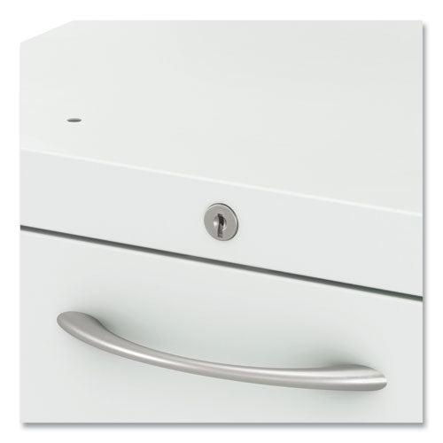 HON Flagship Mobile Pedestal Left/right 2 Drawer: Box/file Letter Designer White 15x22.88x22