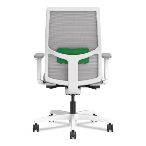 HON Ignition 2.0 4-way Stretch Mid-back Mesh Task Chair Green Adjustable Lumbar Support Basalt/fog/whiteships In 7-10 Bus Days